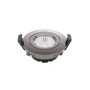 LED stropný bod Diled, Ø 8,5 cm, 6 W, Dim-To-Warm, chróm