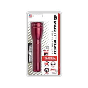 Maglite LED baterka ML25LT, 2-článková C, červená