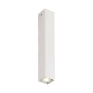 Downlight Fluke v hranatom tvare výška 40 cm biela