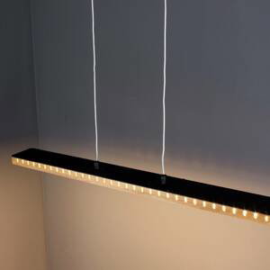 LED závesné svetlo Solaris 3-step-dim drevo 70 cm