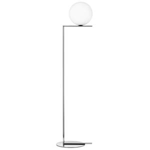 FLOS IC F2 stojaca lampa chróm Ø 30 cm