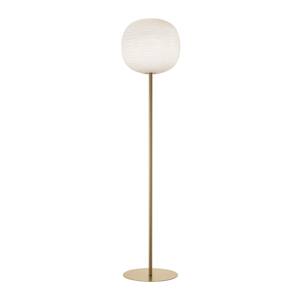 Foscarini Gem terra stojaca lampa, zlatá