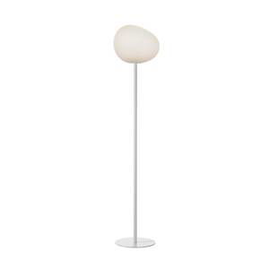 Foscarini Gregg media stojaca lampa, 151 cm, biela