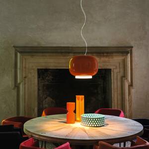 Foscarini MyLight Chouchin 1 závesné LED, oranžová