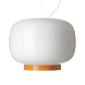 Foscarini Chouchin Reverse 1 LED biela/oranžová