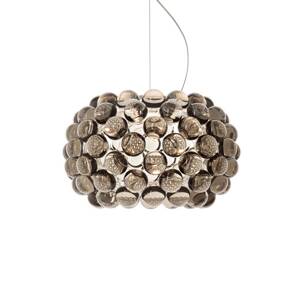 Foscarini Caboche Plus piccola závesné LED sivá