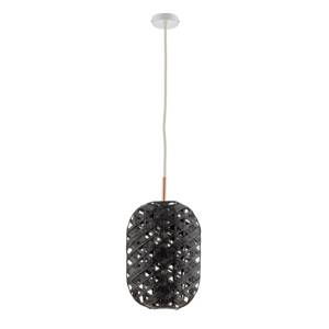 Forestier Capsule S závesná lampa, 36 cm, čierna