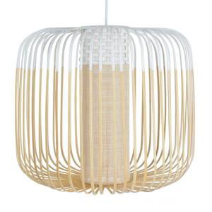 Forestier Bamboo Light M závesná lampa 45 cm biela