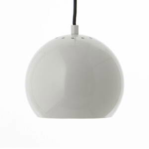 FRANDSEN Ball závesná lampa Ø 18cm svetlosivá lesk