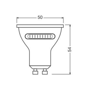 OSRAM LED reflektor GU10, PAR16, CCT, 4,2 W, 36°, 400 lm