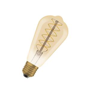 OSRAM LED Vintage 1906 Edison, zlatá, E27, 7 W, 2 200 K, tl.