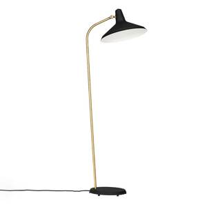 GUBI G-10 stojaca lampa čierna/mosadz