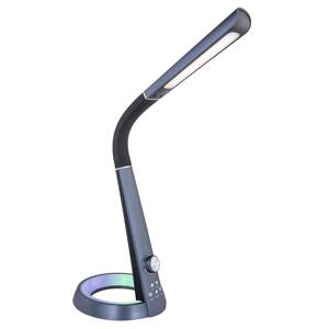 Stolná LED lampa Mitti s pripojením USB, čierna