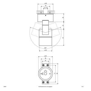 EVN 635001 stropné svietidlo IP54 okrúhle biela