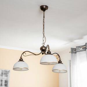 Závesná lampa Casale, 3-plameňová, Ø 74 cm