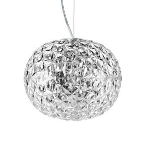 Kartell Planet – závesné LED, priehľadné