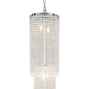 Závesná lampa CR114 sklenený záves 210 cm