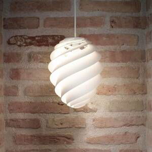 LE KLINT Swirl 2 Small, biela závesná lampa