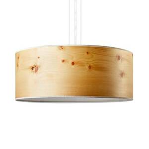 LeuchtNatur Discus závesná lampa 35 cm Limba biela