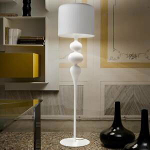 Stojaca lampa Eva STL3+1, biela