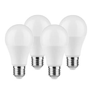 LED žiarovka E27 A60 8,5W 2 700K matná 3+1 súprava