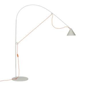 midgard AYNO stojaca lampa, čierna/oranžová 2 700K