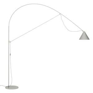 midgard AYNO stojaca lampa 290cm sivá/sivá 4 000K