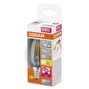 Žiarovka OSRAM LED E14 4W GLOWdim číra