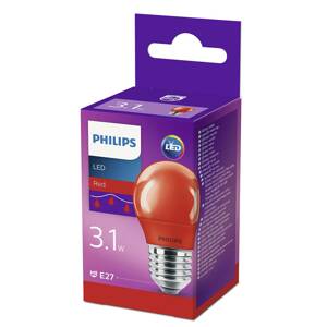 E27 P45 LED žiarovka 3,1 W, červená