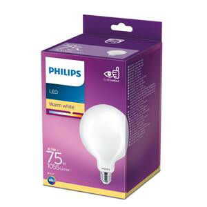 Philips LED Classic Globe E27 G120 8,5W matná