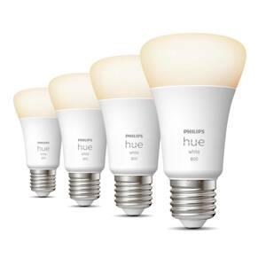 Philips Hue White 9W E27 LED žiarovka, balenie 4ks