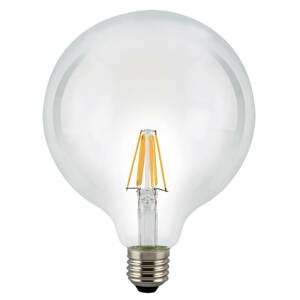 LED žiarovka globe E27 8 W 827 číra