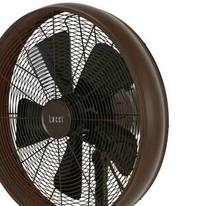 Stojaci ventilátor Breeze 122 cm, okrúhly, bronz