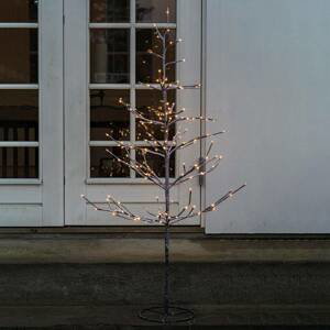 LED strom Alex v zasneženom vzhľade, výška 90 cm