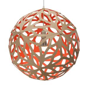 david trubridge Floral lampa Ø60cm bambus-červená