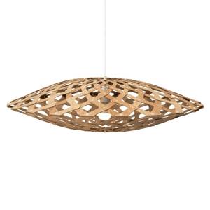 david trubridge Flax závesná lampa Ø 80 cm karamel