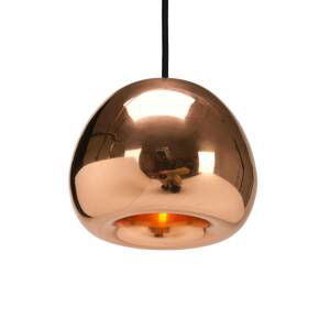 Tom Dixon Void Mini závesné LED svetlo Ø 15 cm meď