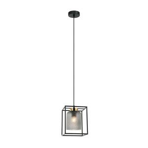 Závesná lampa Zac vo vzhľade klietky, 1-plameňová