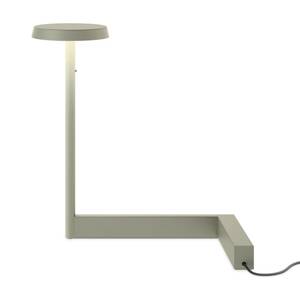 Vibia Flat stolná LED lampa výška 30 cm zelená L1