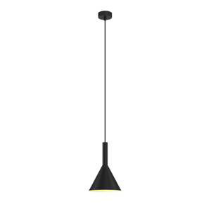 Arcchio Tadej závesná lampa 1p. 19 cm čierno-biela