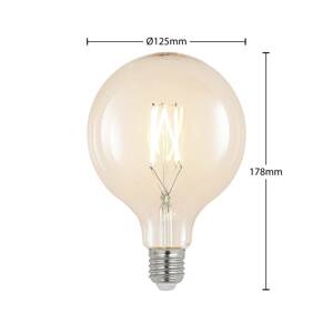 LED žiarovka E27 6W 2700K G125 globe filament číra