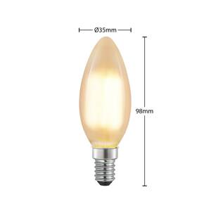 LED žiarovka E14 4W 2700K sviečka, stmiev., matná