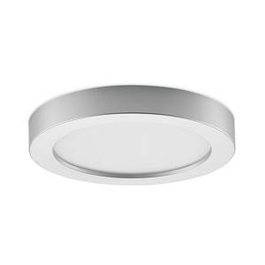 Prios Edwina stropné LED svietidlo striebro 24,5cm