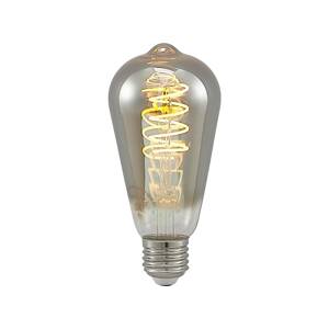 Lucande LED žiarovka E27 ST64 4W, 2 200K titán