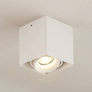 Arcchio Kubika, bodová lampa GU10, 1 svetlo, biela