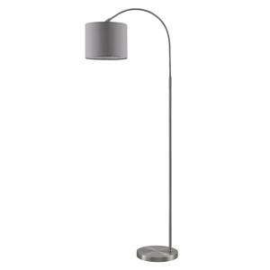 Lindby Keriba stojaca lampa, nikel/taupe