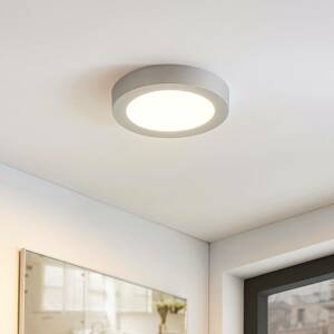 Stropné LED Marlo striebro okrúhle 25,2cm