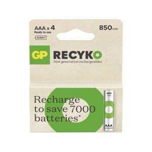 Nabíjacia batéria GP ReCyko 850 AAA (HR03), 4 ks 1032124081