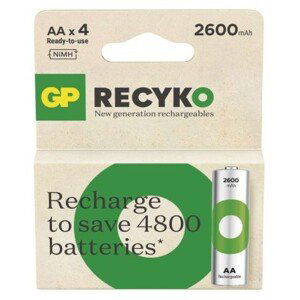 Nabíjacia batéria GP ReCyko 2600 AA (HR6), 4 ks 1032224260