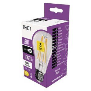 EMOS LED žiarovka Filament A60 / E27 / 7,8 W (75W) /1060 lm